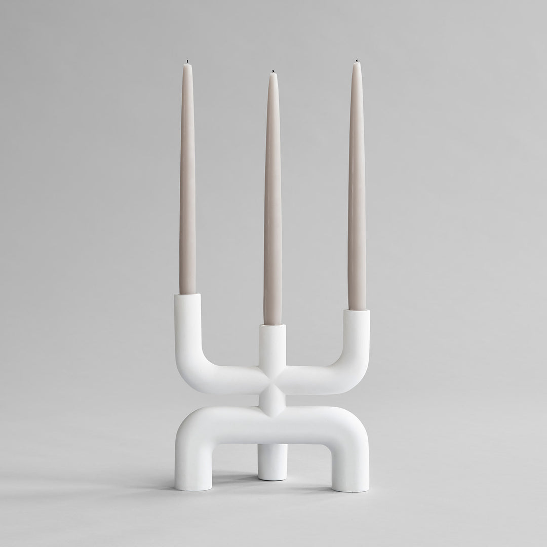 Cobra Candleholder - Bone White
