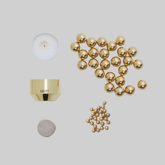 Molekyl tealight 1 brass