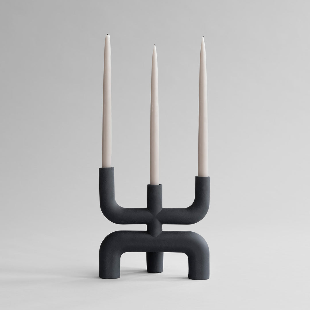 Cobra Candleholder - Black