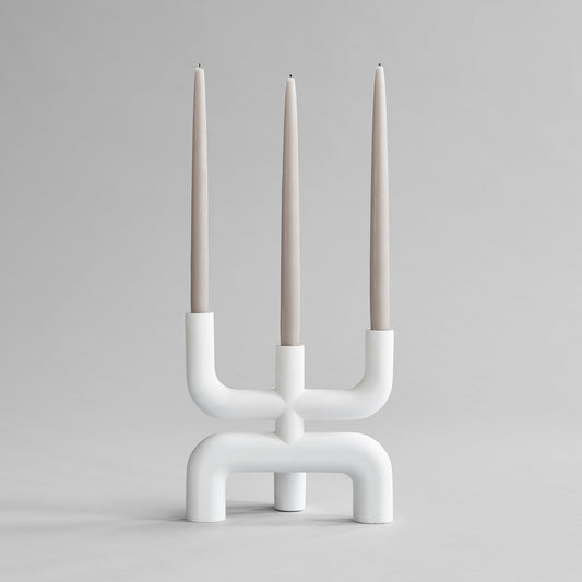 Cobra Candleholder - Bone White