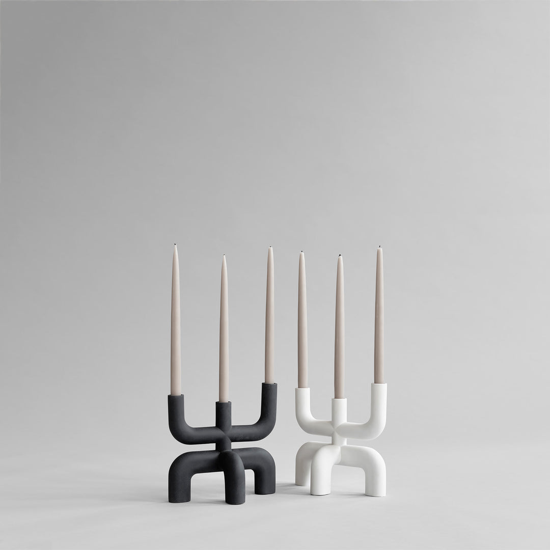 Cobra Candleholder - Black
