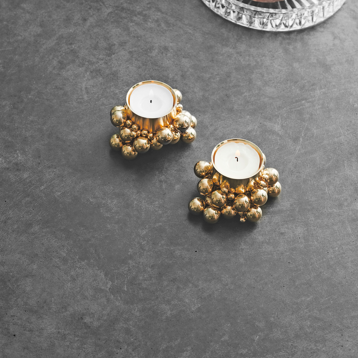 Molekyl tealight 1 brass